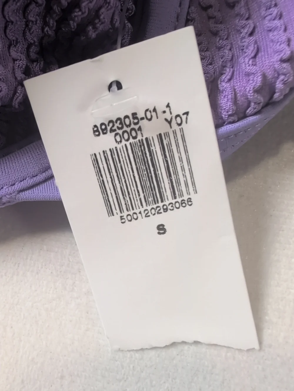 Old Navy Purple Textured Bikini Top with Underwire Size Small